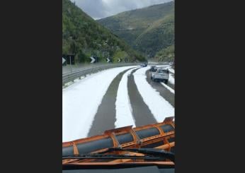 Grandine Terni: a causa del maltempo viabilità in crisi