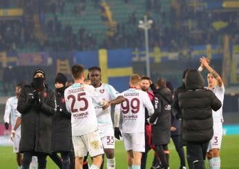 Salernitana, stasera può arrivare la retrocessione in Serie B: granata obbligati a vincere con il Frosinone