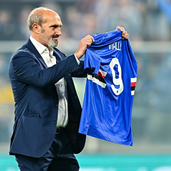 Sampdoria-Parma, blucerchiati in campo una maglia speciale dedicata a Vialli