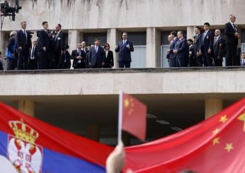 Serbia, il presidente Vucic incontra il suo corrispettivo cinese Xi Jinping a Belgrado: “Taiwan è Cina” | VIDEO