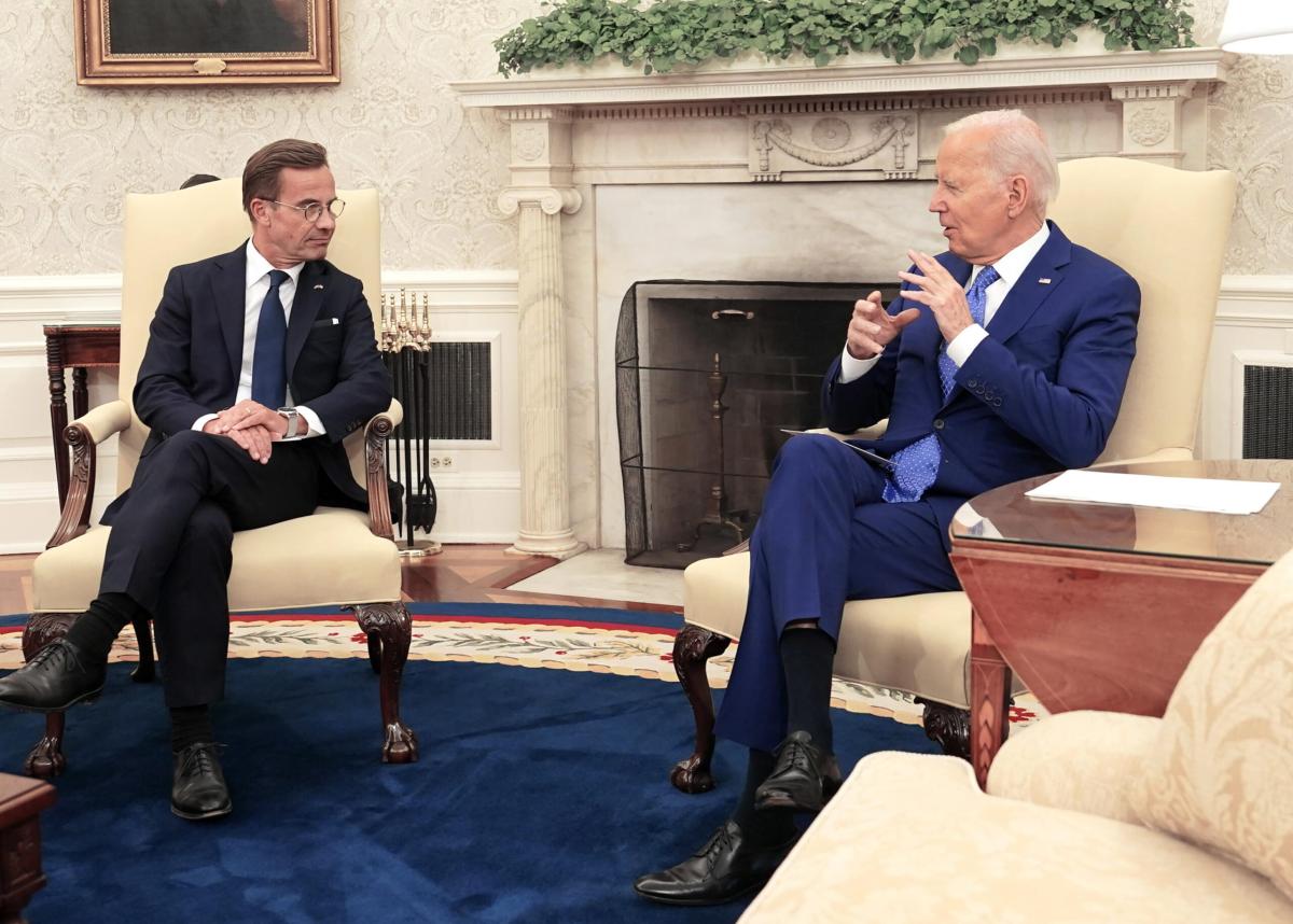 Ingresso della Svezia nella Nato, Biden: “Pieno appoggio”