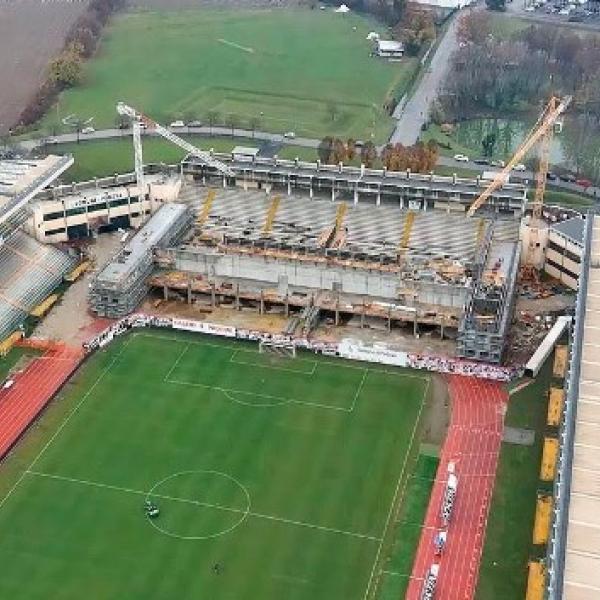 Stadio Euganeo di Padova, quando finiscono i lavori in Curva Sud e quanto costano?