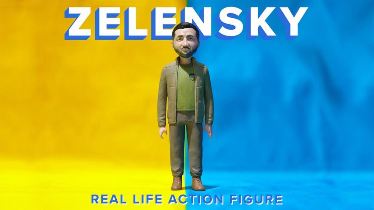 Zelensky diventa action figure, costa 20 dollari