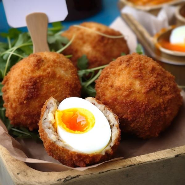 Come si fanno le scotch eggs, uova alla scozzese