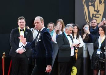 Principe William, Bafta 2024 senza Kate Middleton: l’arrivo sul red carpet | VIDEO