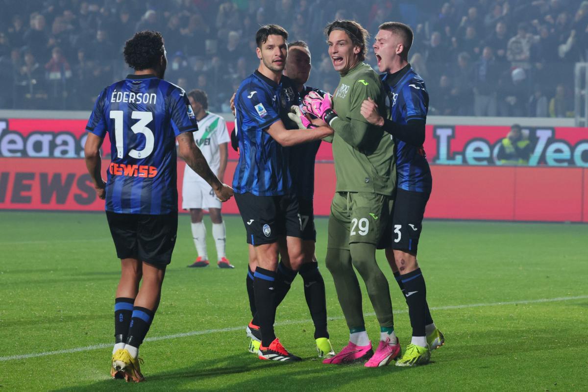 Tris Atalanta, Carnesecchi para tutto: 3-0 al Sassuolo. Cronaca e tabellino