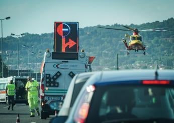 Incidente sulla A1 tra Colleferro e Valmontone, un ferito grave