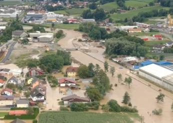 Inondazioni in Slovenia, il governo: “È il peggior disastro natural…