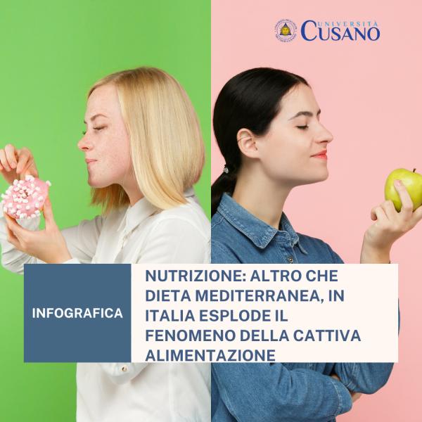 Cattiva alimentazione, in Italia esplode il fenomeno. Altro che dieta mediterranea