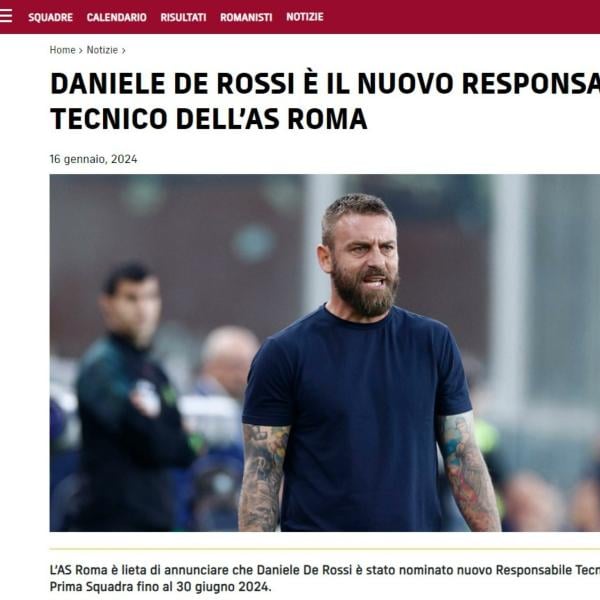 Giallorossi col nuovo tecnico De Rossi in casa: Roma-Verona dove vederla in Tv e in streaming?