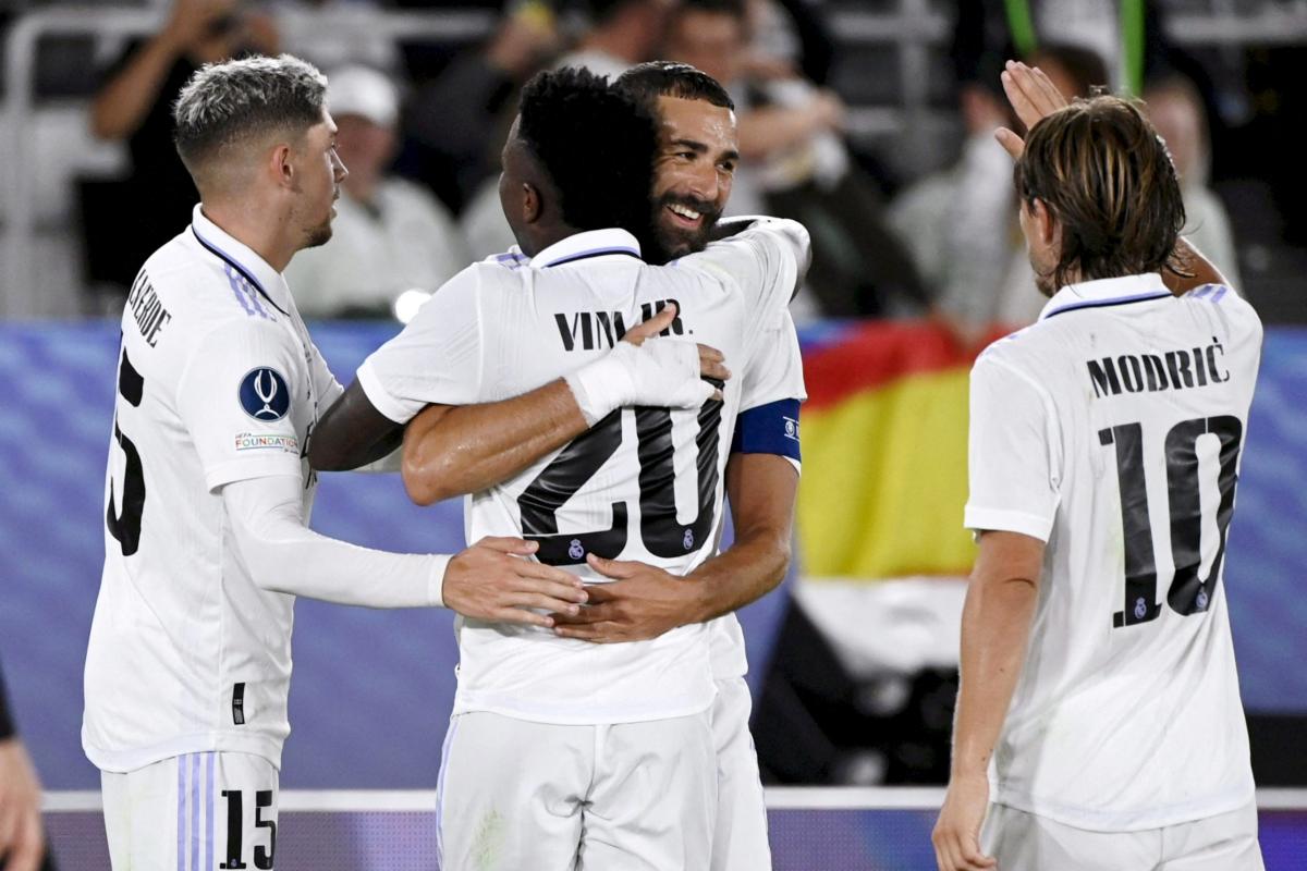 Real Madrid-Eintracht Francoforte 2-0: i Blancos vincono la Superco…