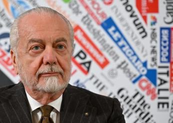 De Laurentiis annuncia una serie tv sul Napoli: “Ne ho parlato con la CBS ma prima vinciamo lo scudetto”