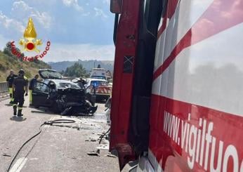 Perugia, incidente sulla SS291 di Gubbio e di Pian d’Assino: scontro fra auto, cinque feriti