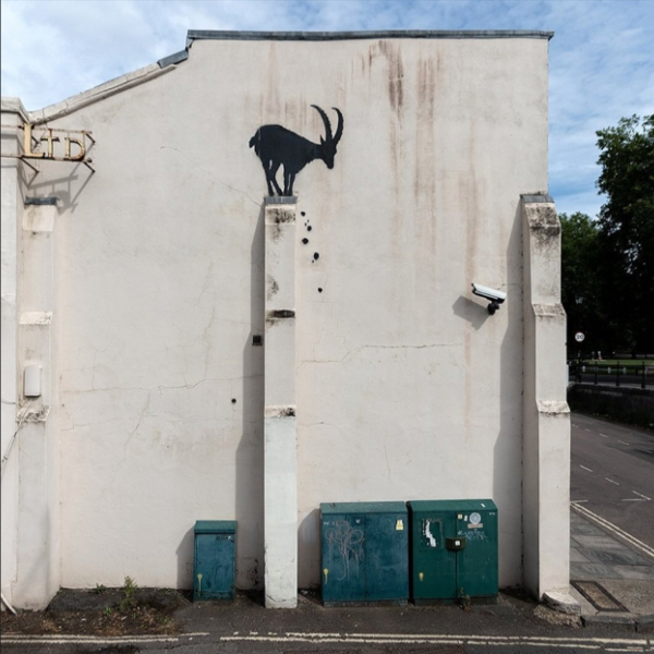 Qual è il significato della capra domestica di Banksy a Londra? Lo street artist colpisce ancora con un nuovo murales | FOTO