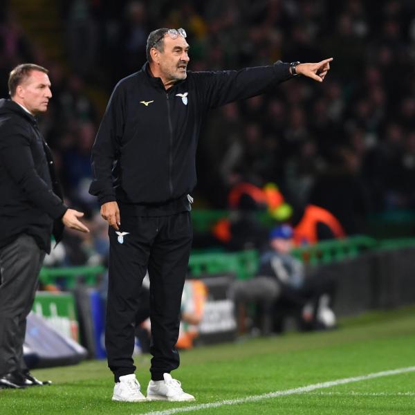 Celtic-Lazio, Sarri: “Spero che la vittoria di stasera ci dia coraggio”