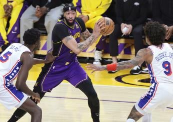 NBA, i Lakers segnano 150 punti con un Davis straordinario e trovano un record