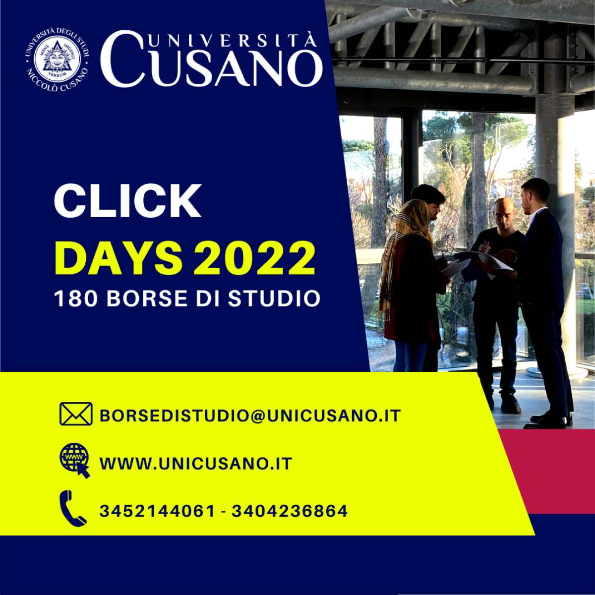 Borse di studio universitarie, al via oggi le 180 dell’Unicusano. E…