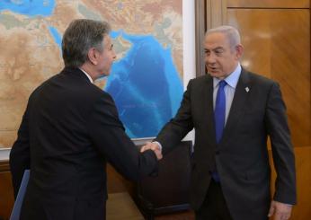 Blinken incontra Netanyahu a Israele: “L’obiettivo è proteggere i civili a Gaza”