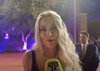 Valeria Marini e il fidanzato On. Cangiano sul red carpet alla Fest…