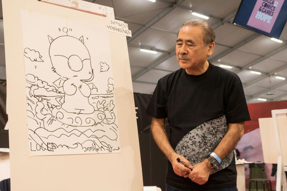 Yoshitaka Amano a Lucca Comics sulla sua carriera e la rivelazione …