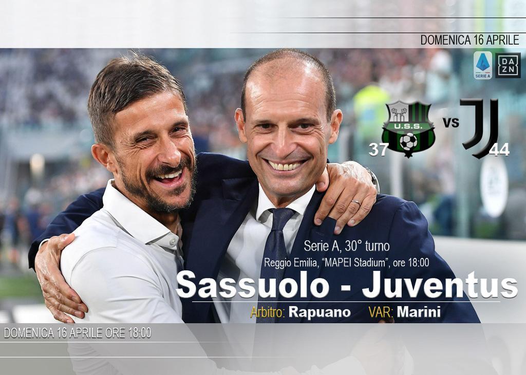 La Vecchia Signora arriva nel suo feudo, in Emilia Romagna: diretta Tv e diretta streaming di Sassuolo-Juventus