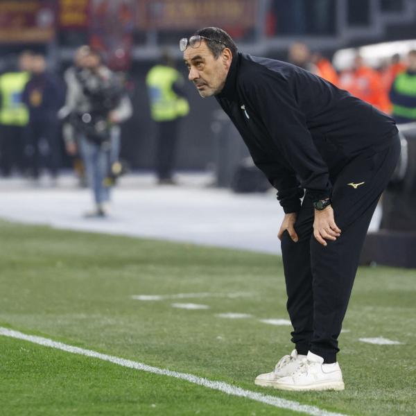 Lazio-Roma, post partita Sarri: “Vittoria stretta. Adesso il salto di qualità mentale”