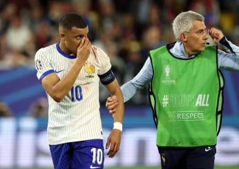 Euro 2024, Mbappé si allena con la maschera: contro l’Olanda sarà titolare