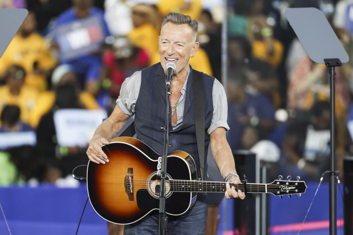 Bruce Springsteen, la malattia non ferma l’amore per la musica e l’impegno politico: The Boss torna sul palco per Kamala Harris