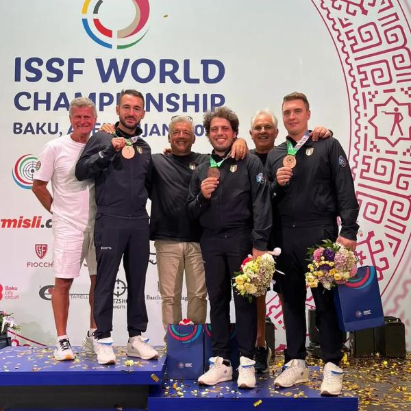 Tiro a volo, l’Italia vince la medaglia di bronzo nello skeet maschile a squadre