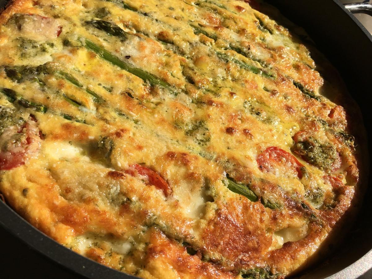 Non è primavera senza la torta salata asparagi e uova