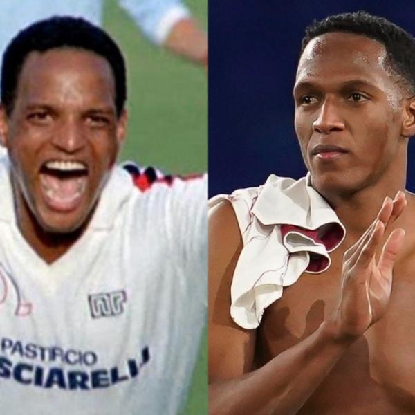 È Yerry Mina del Cagliari ma sembra Aristoteles de “L’allenatore nel pallone”: la somiglianza è impressionante