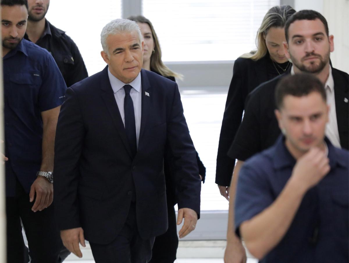 Israele, il leader dell’opposizione Lapid incontra Netanyahu: chies…