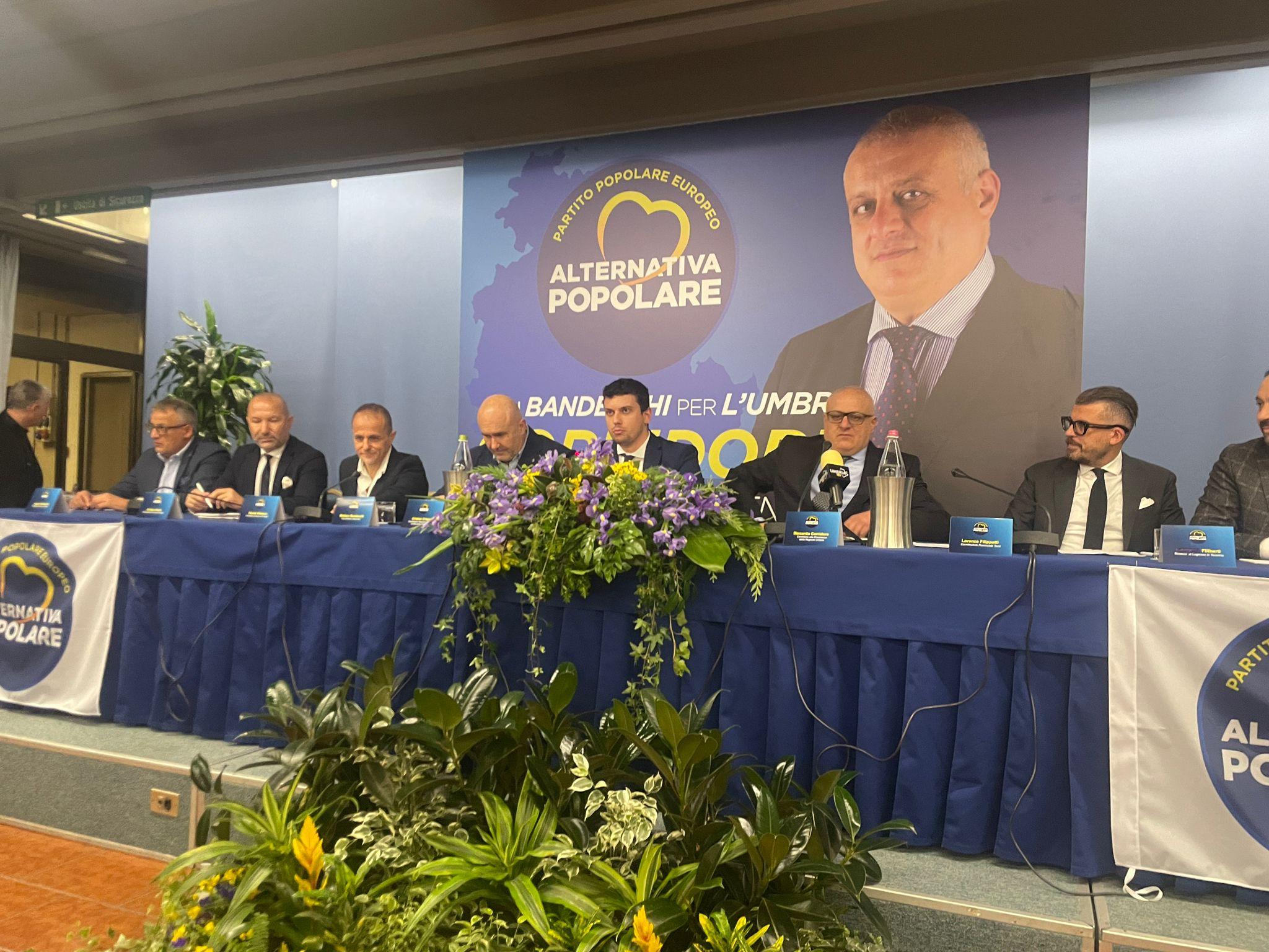 Elezioni Regionali Umbria 2024, Alternativa Popolare lancia Riccardo Corridore presidente: “Il coraggio delle scelte e la politica di servizio con il ‘Noi’ per la gente”