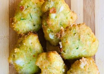 Apericena con frittelle di zucchine al forno