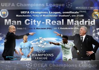 Champions League, dove vedere la semifinale di ritorno tra Manchester City e Real?