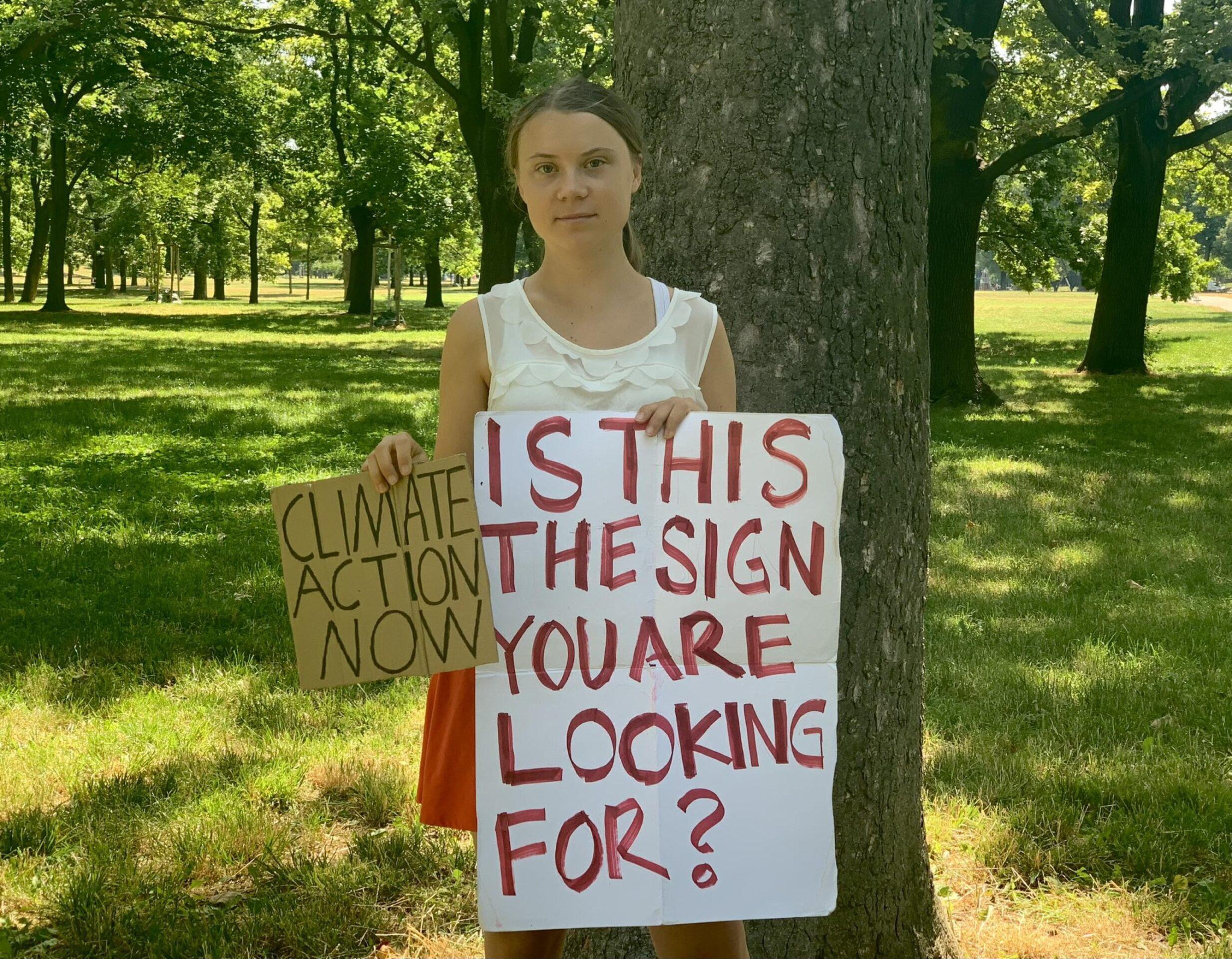 Caldo record, Greta Thunberg torna a postare: “Siamo davanti a un’emergenza”