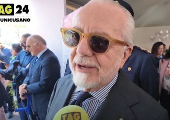 Napoli, De Laurentiis strizza l’occhio a Gasperini: “Grande allenatore”. E su Casini: “Nessuno può sfiduciarlo, è il miglior presidente di Lega” | VIDEO