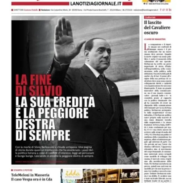 Berlusconi, in prima pagina sulla stampa. L’omaggio di (quasi) tutt…