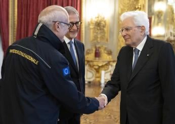 Gestione Covid, Mattarella consegna medaglia d’oro alla Protezione Civile