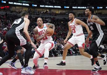 Recap NBA, DeRozan trascina i Chicago Bulls; Golden State KO contro…