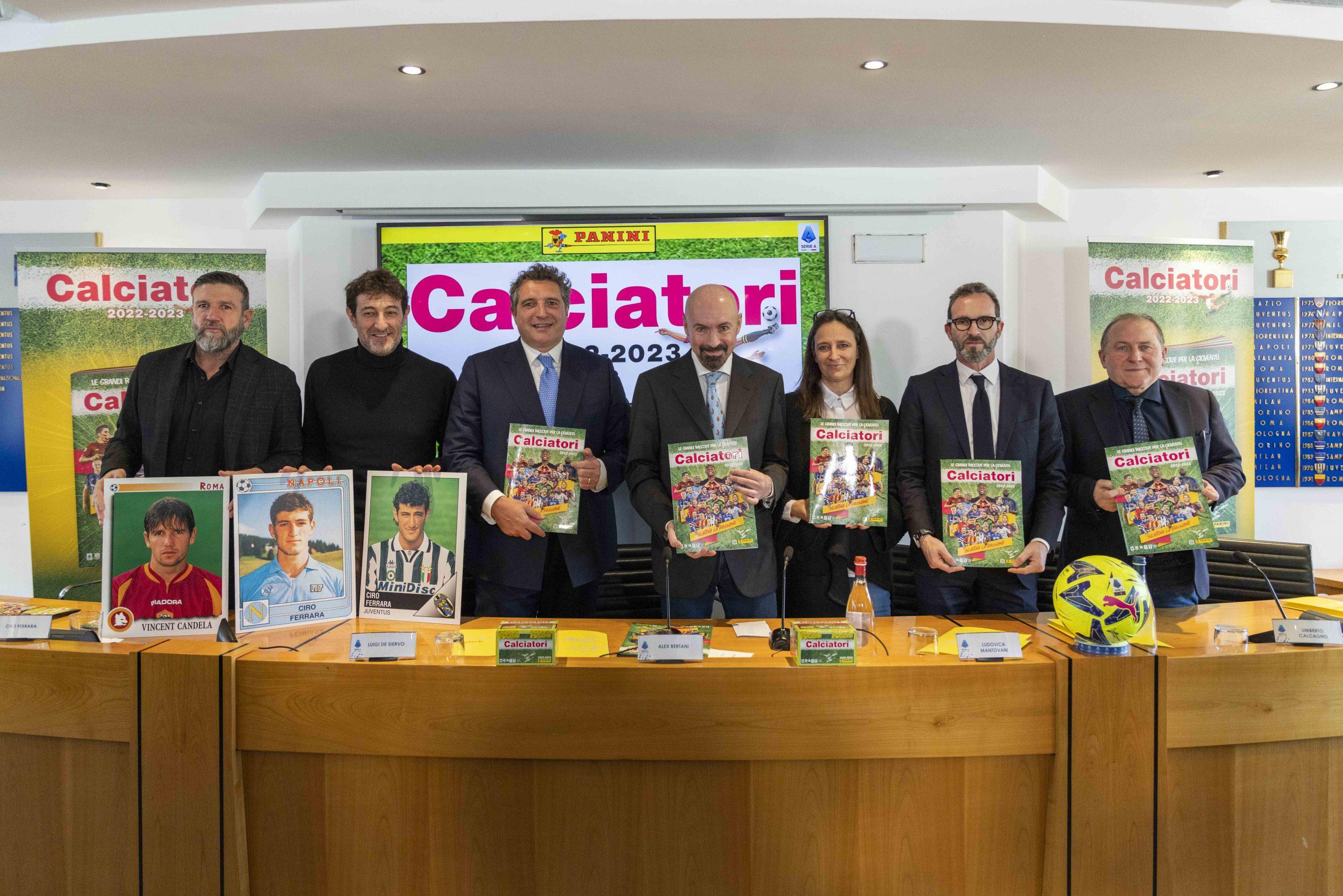 Album Calciatori Panini 2023 presentato a Milano con Ferrara e Candela | Video