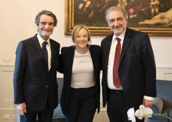 Giorgia Meloni incontra Rocca e Fontana, il governatore del Lazio: …