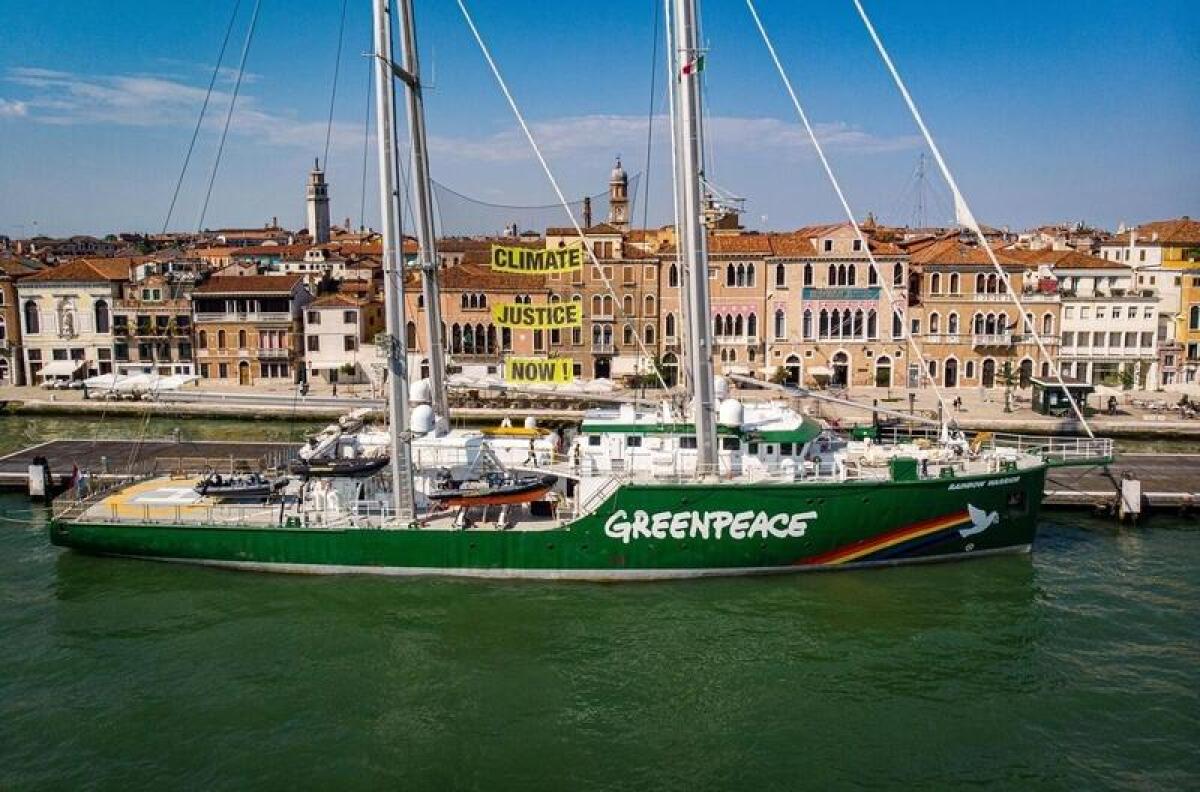 Greenpeace: Venezia “calda” da un punto di vista climatico e ambien…