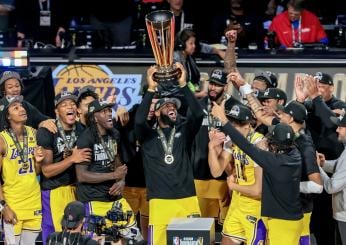 NBA Cup, i Lakers vincono la finale: le parole di LeBron sul paragone Davis-Shaq