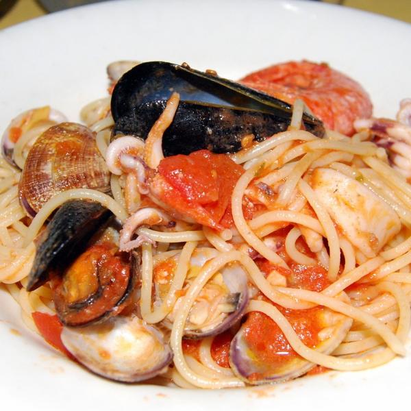 Gli intramontabili spaghetti allo scoglio