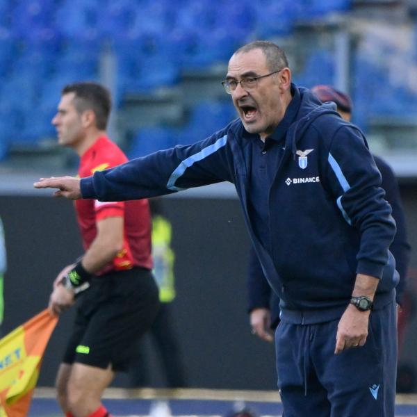 Lazio eliminata, Sarri: “C’è amarezza, ma almeno ora ci alleneremo”