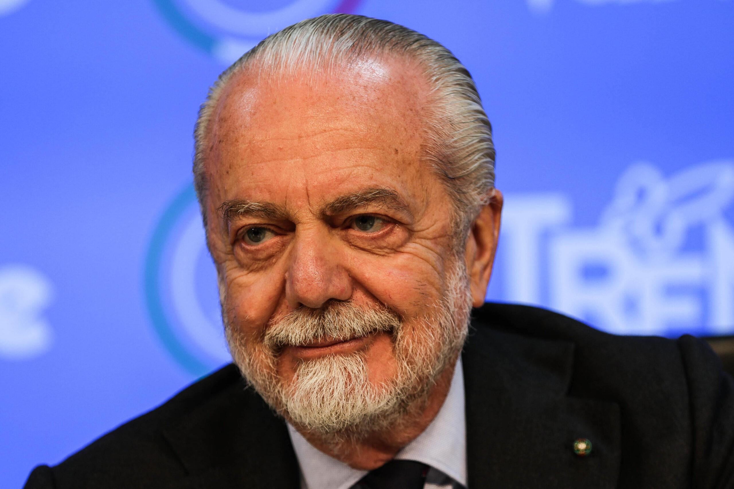 Napoli-Monza, De Laurentiis: “La colpa è solo mia, rimedieremo sul mercato”