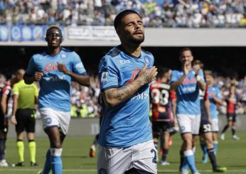 Il Napoli vince 3-0 e saluta Lorenzo Insigne. Il Genoa a un passo dalla Serie B