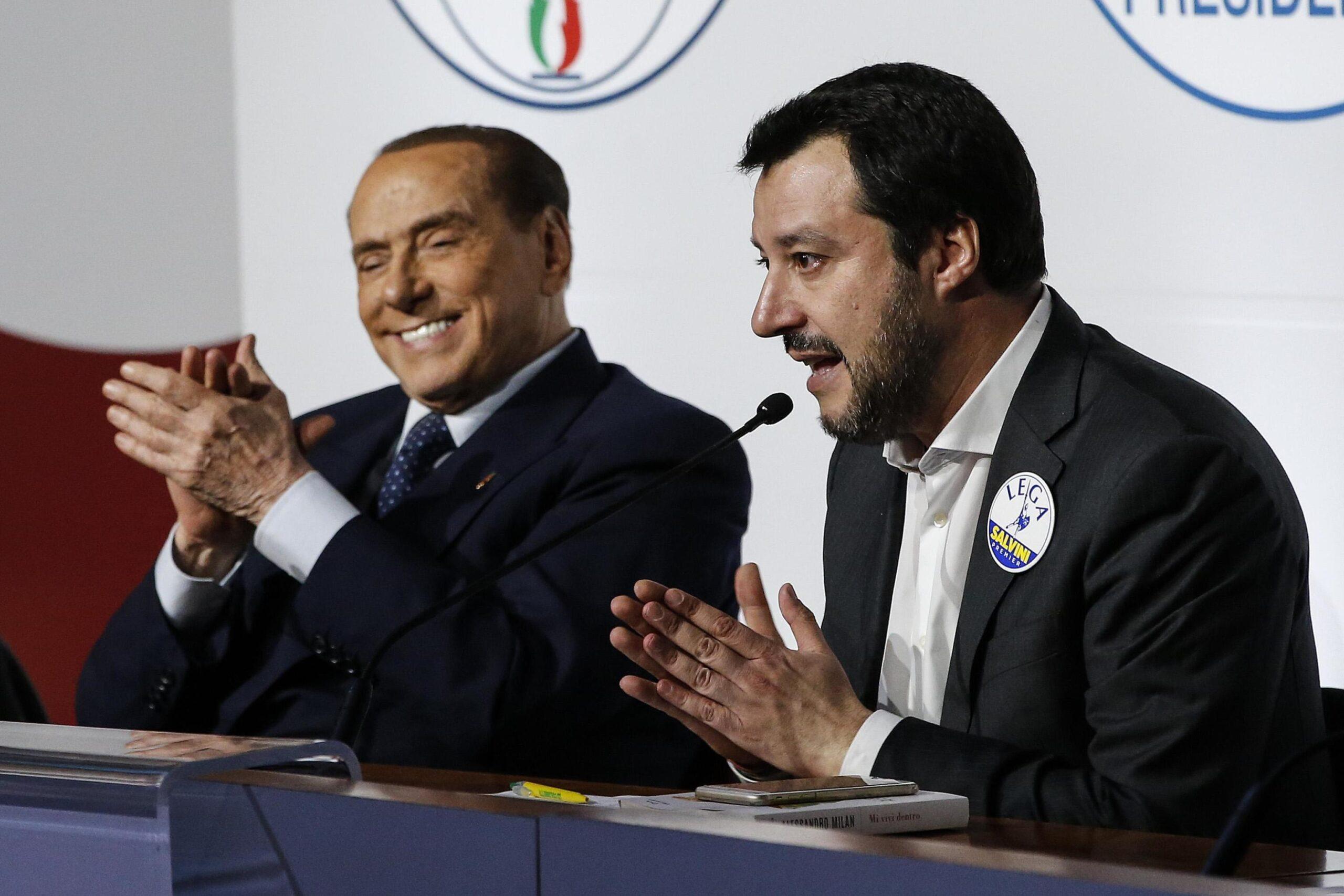 Silvio Berlusconi e quella volta che fece tagliare la barba a Salvini