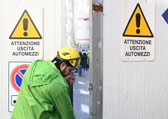 Trento, incidente sul lavoro nella galleria di San Giovanni-Cretaccio: cede cestello, gravi 3 operai